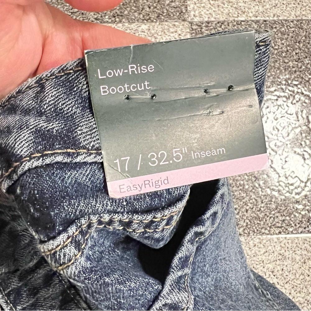 🌸2/$20 NWT Women's Wild Fable Low Rise Bootcut Jeans Size 17 - Picture 9 of 9